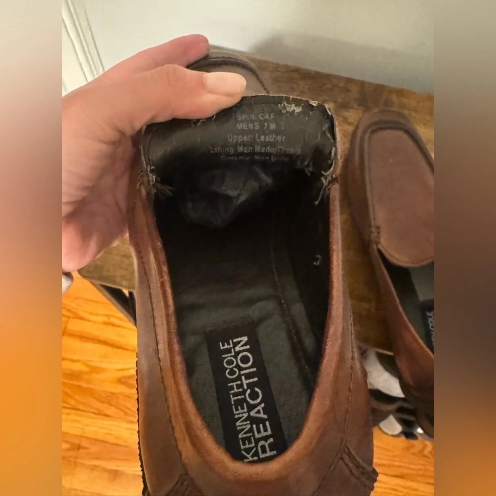Kenneth Cole Men's Brown Loafers Size 7